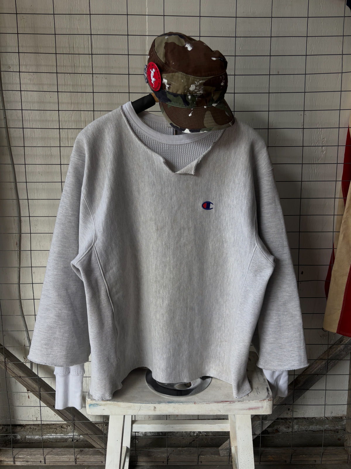 1990s Cropped Champion Reverse Weave + Thermal