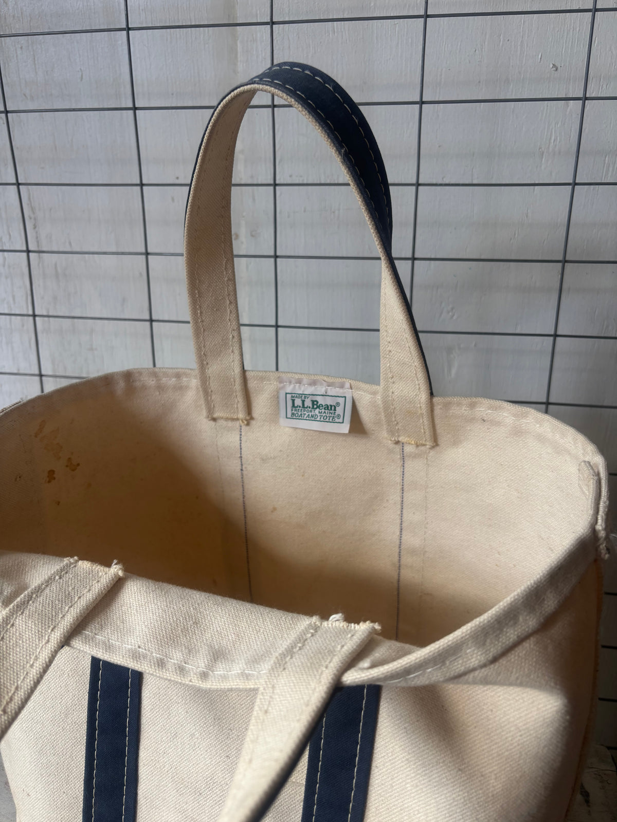 1980s LL Bean Boat & Tote