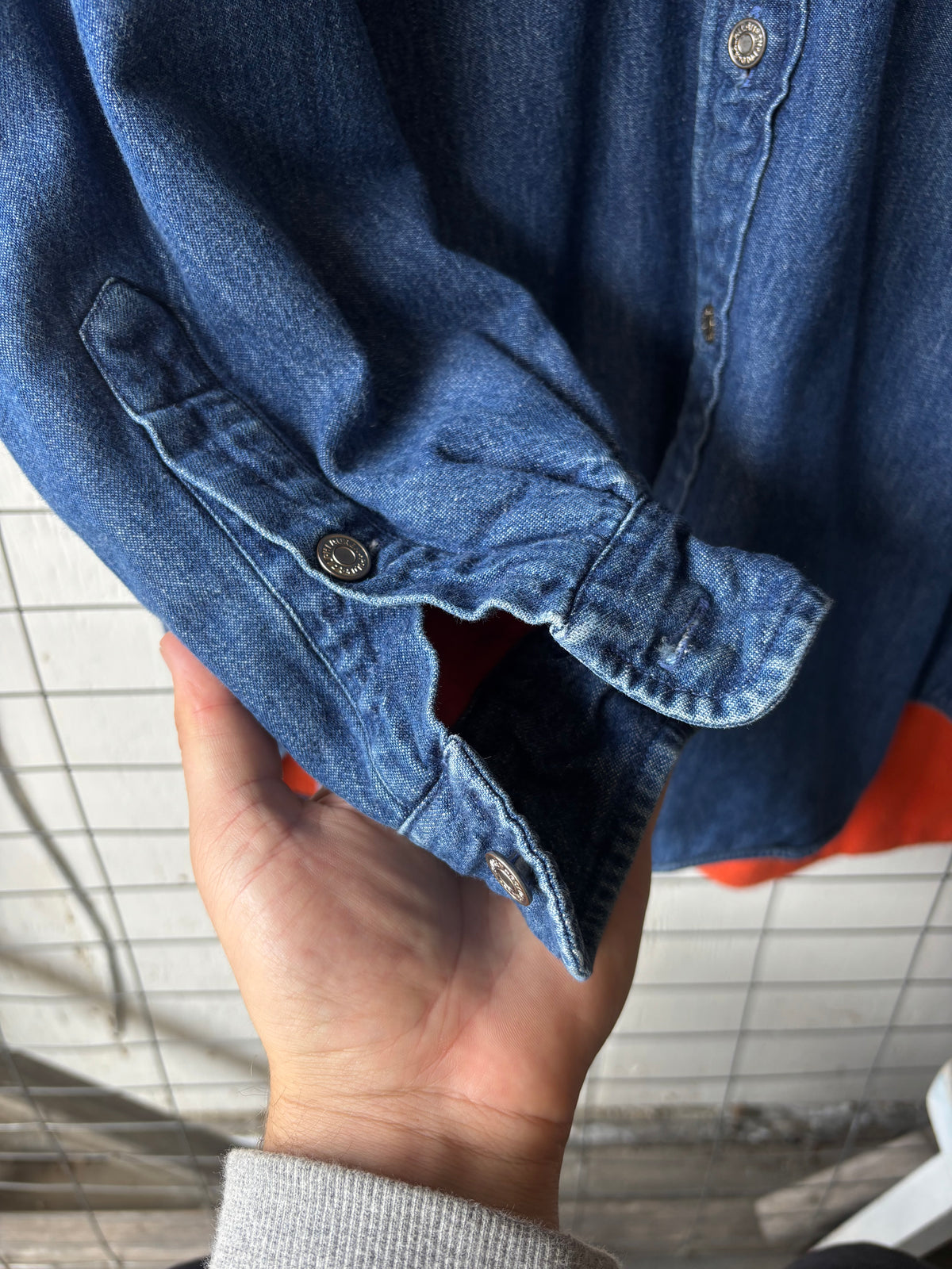 1980s Polo Ralph Lauren Insulated Denim Shirt