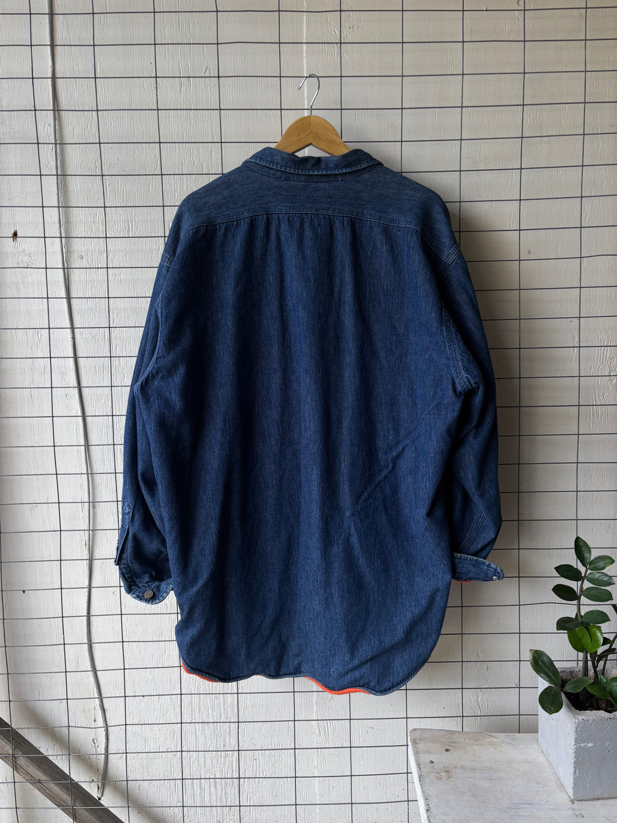1980s Polo Ralph Lauren Insulated Denim Shirt