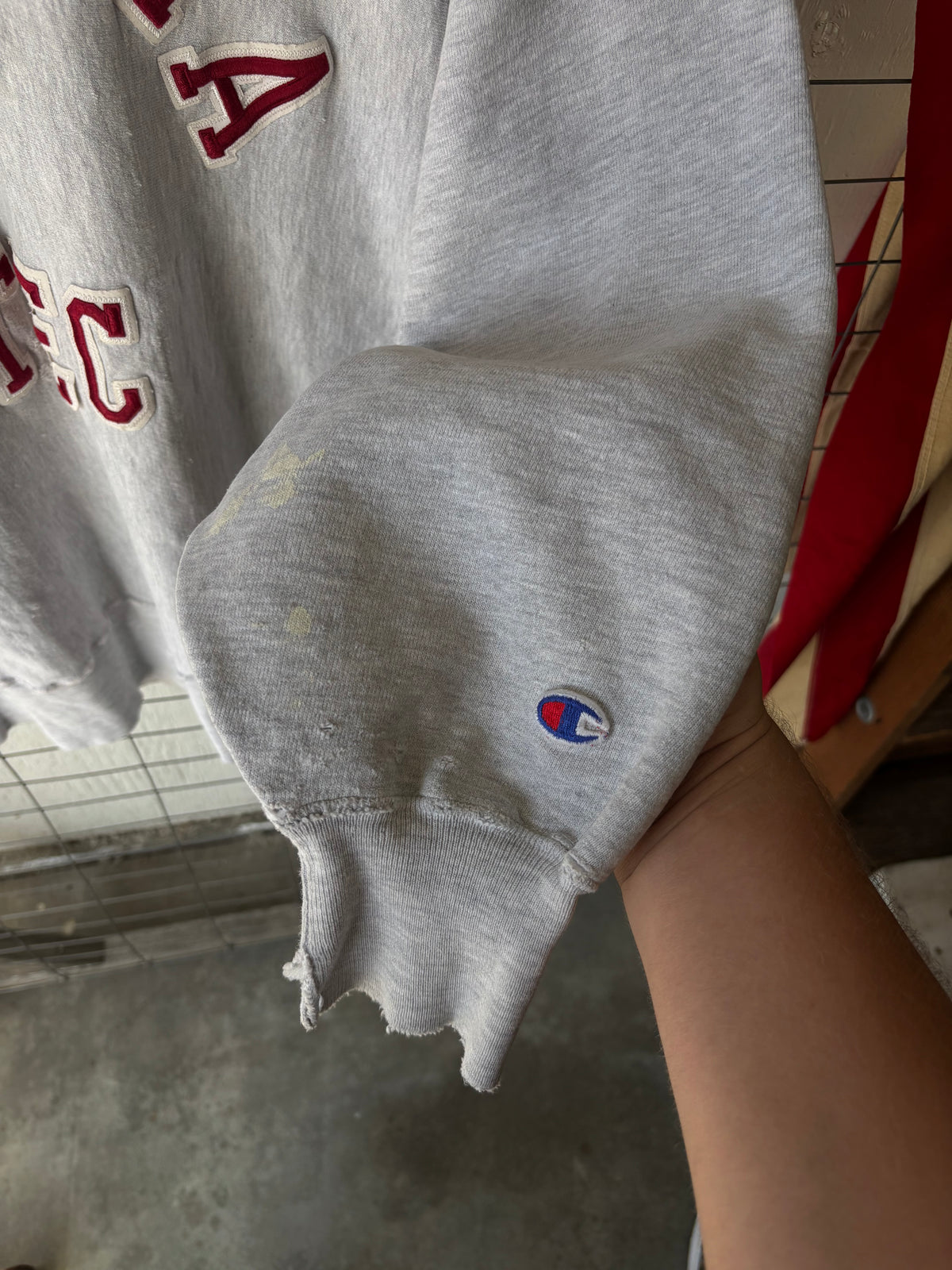 1990s Distressed Virginia Tech Champion Reverse Weave
