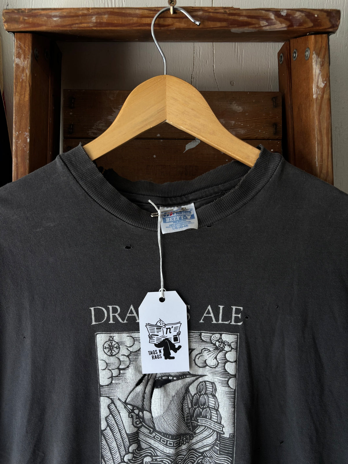 1990s Drake's Ale Faded Tee