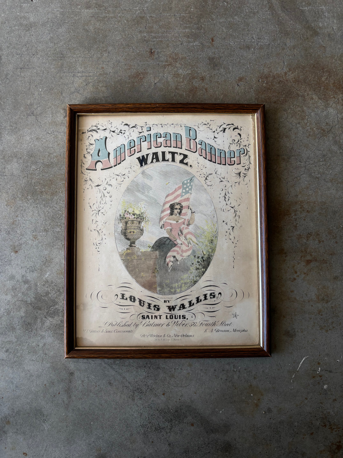 1800s American Sheet Music Cover