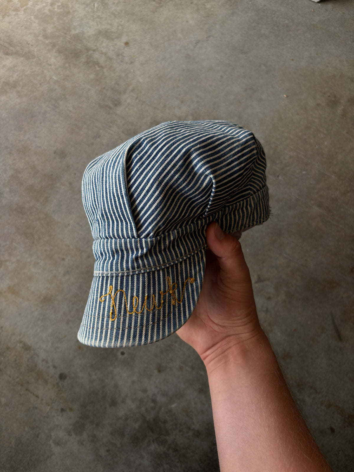 1970s "Newt" Chainstitch Railroad Cap