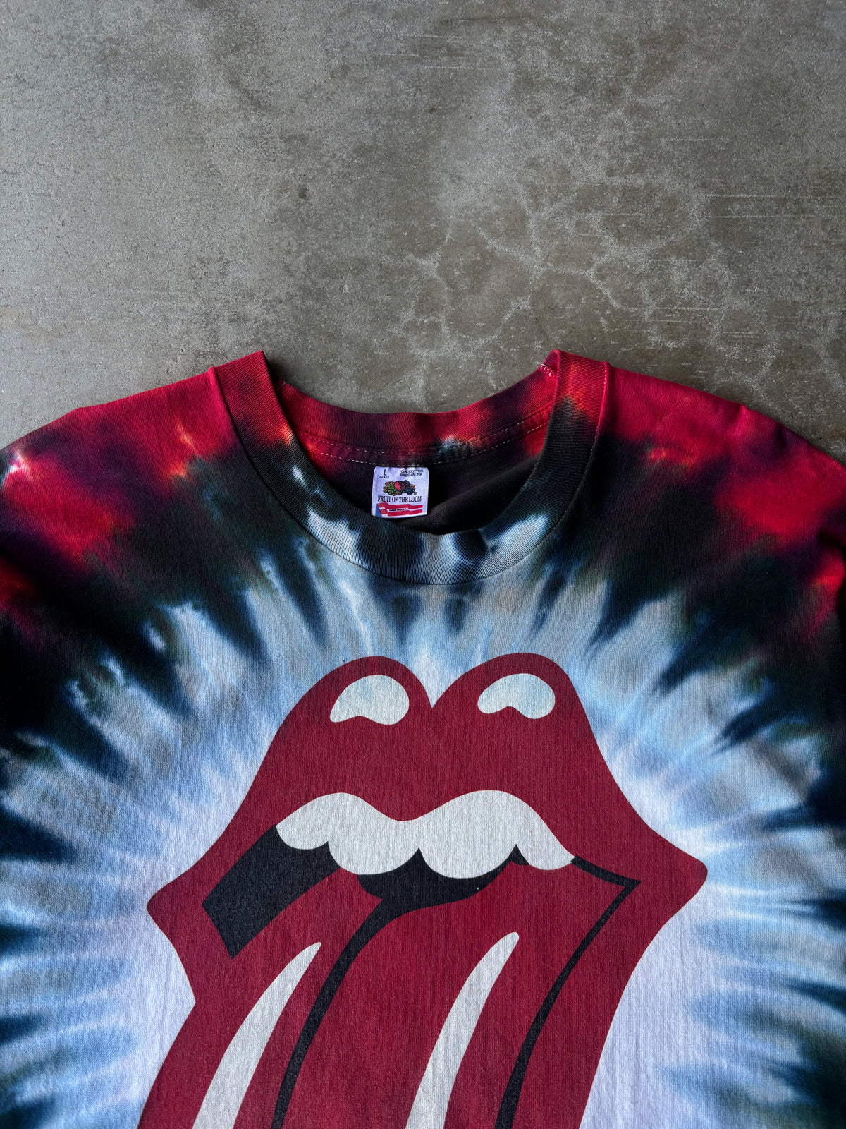 1990s Rolling Stones Tie Dye Tee