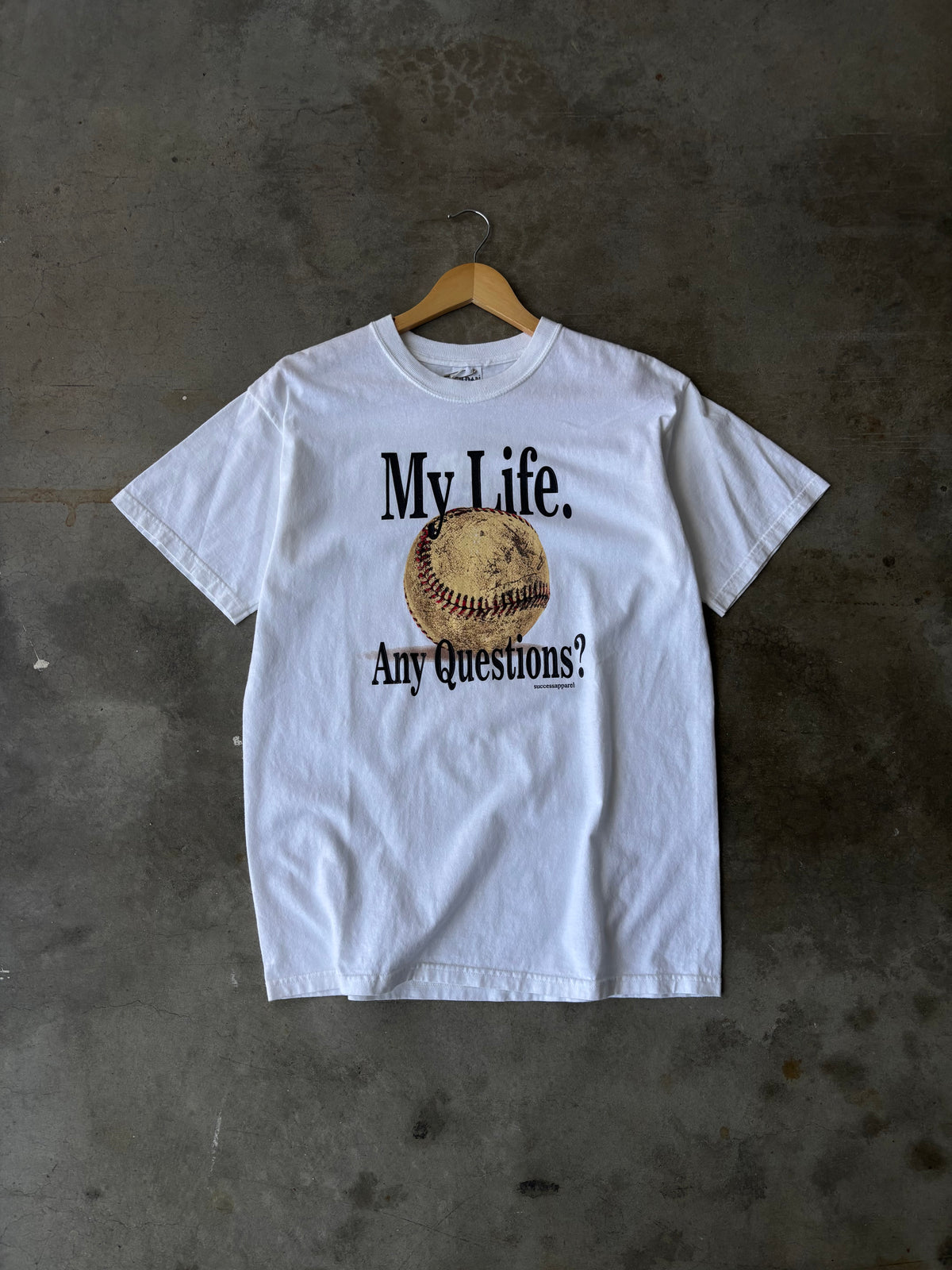 2000s My Life Baseball Tee