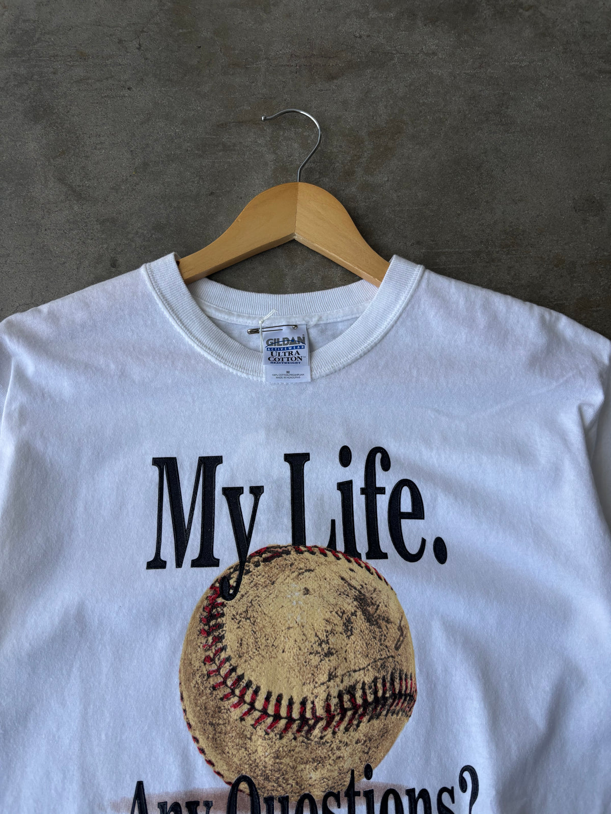 2000s My Life Baseball Tee