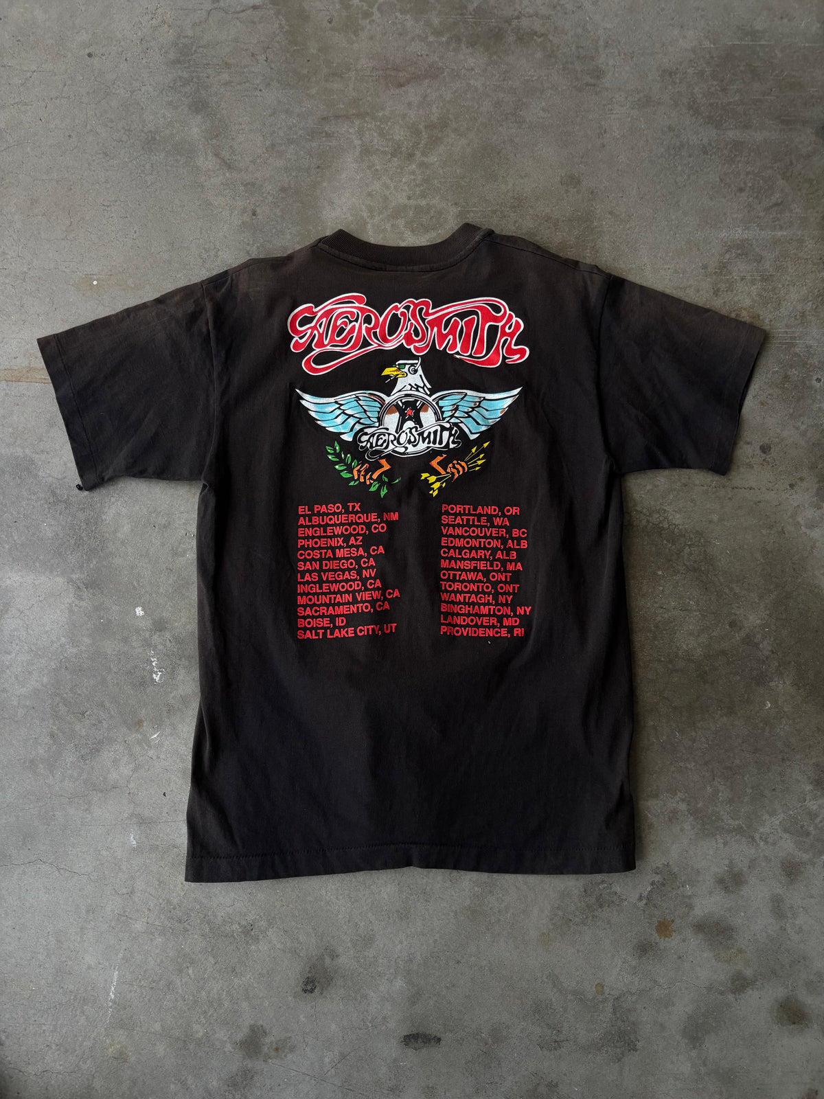 1990s Aerosmith Aero-Force One Tour Tee