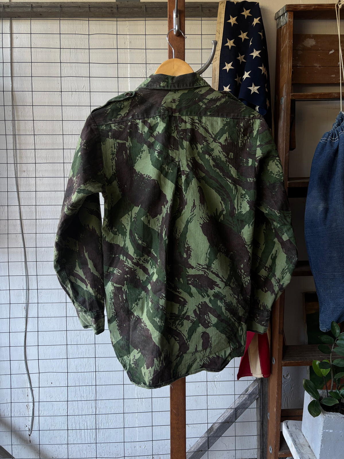 1970s Portuguese Lizard Camo Shirt