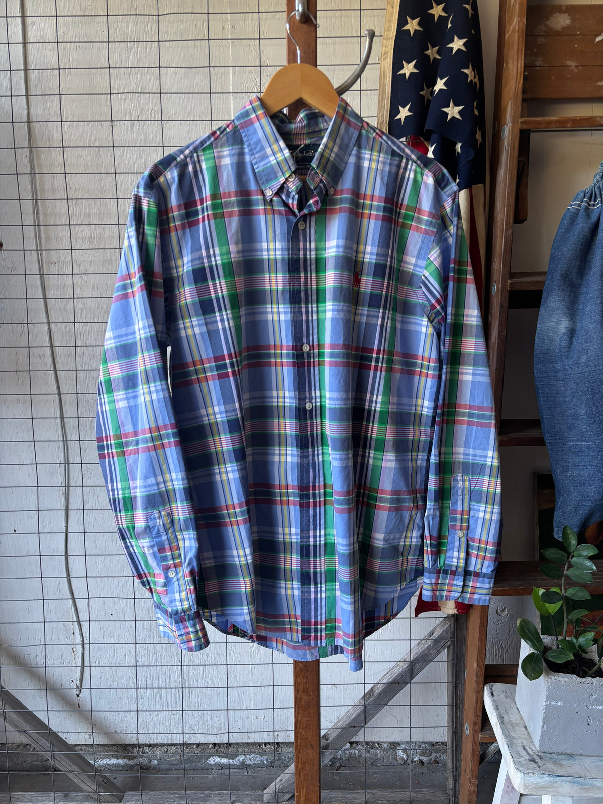 1990s Ralph Lauren Plaid Shirt