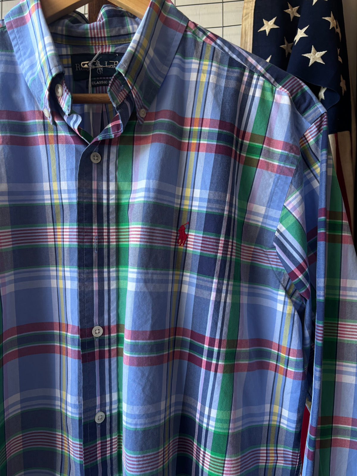 1990s Ralph Lauren Plaid Shirt