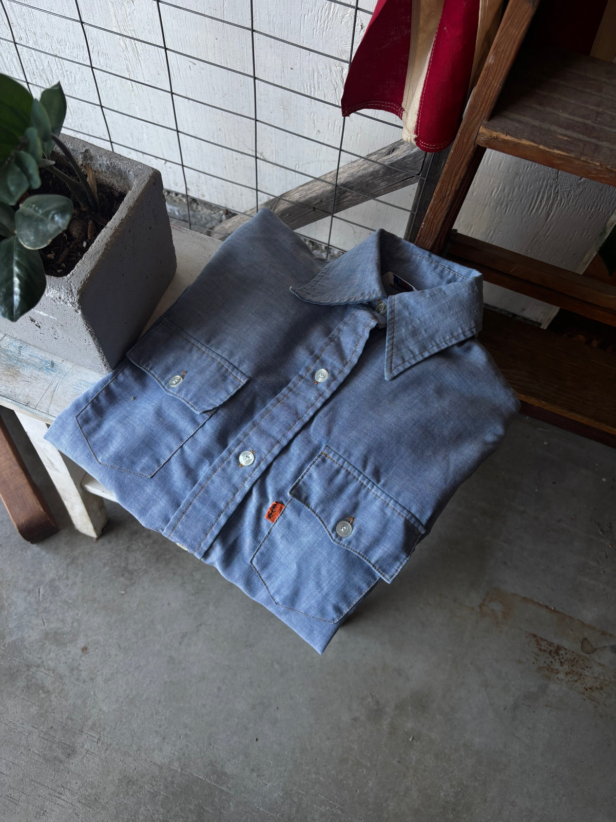1970s Levis Big E Chambray Shirt