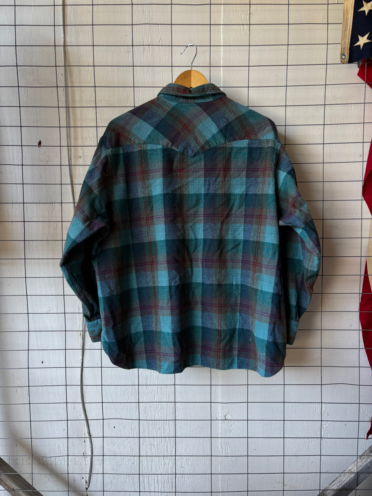 1980s Pendleton Wool Pearl Snap