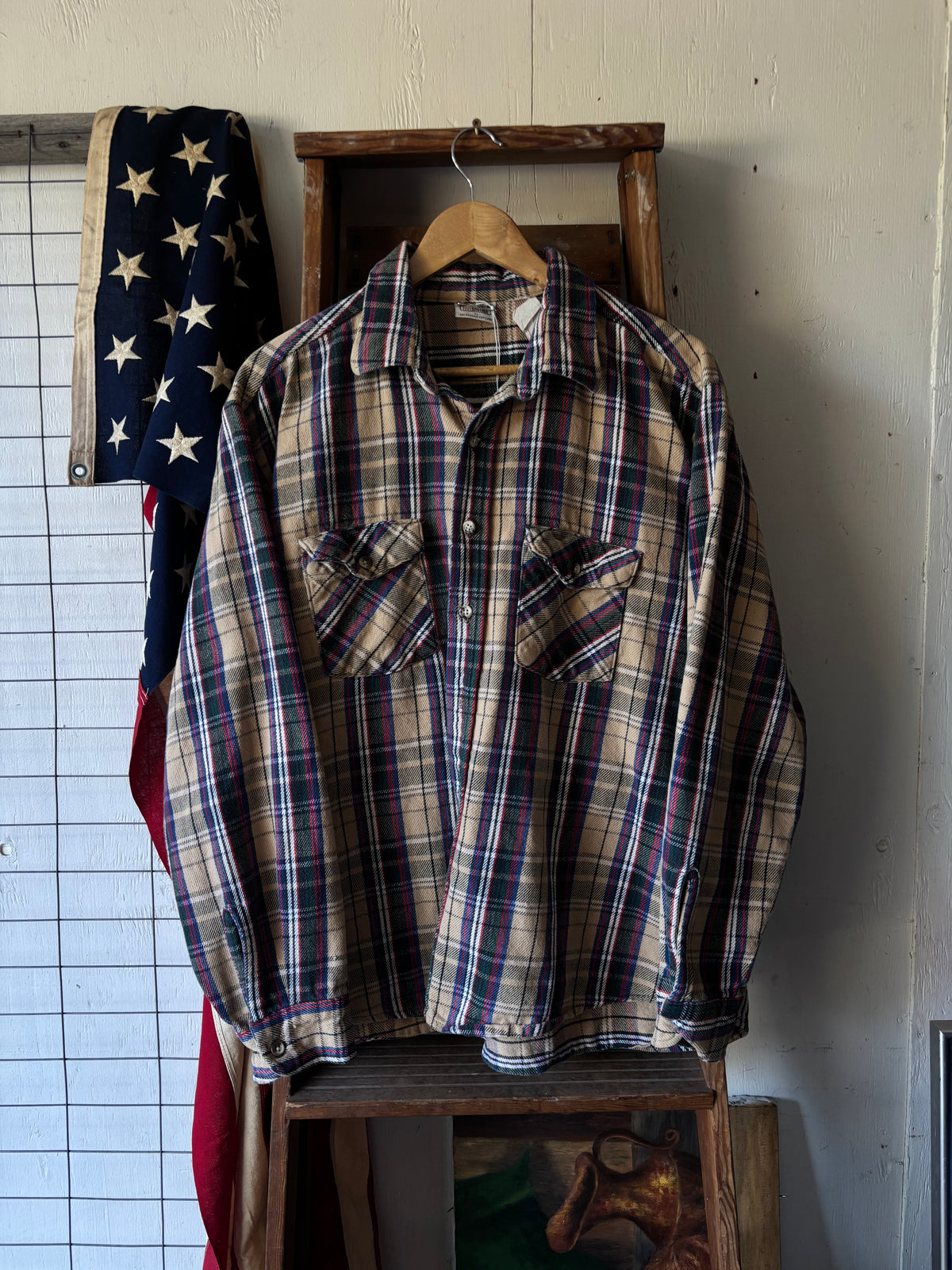 1990s Five Brothers Cotton Flannel