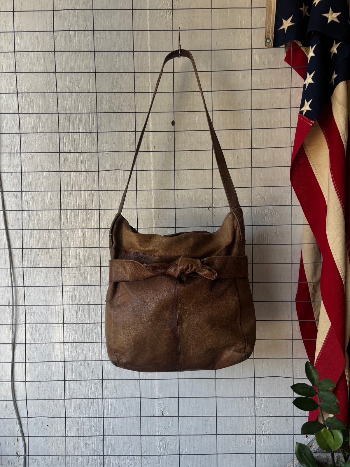 1990s Leather Knot Bag