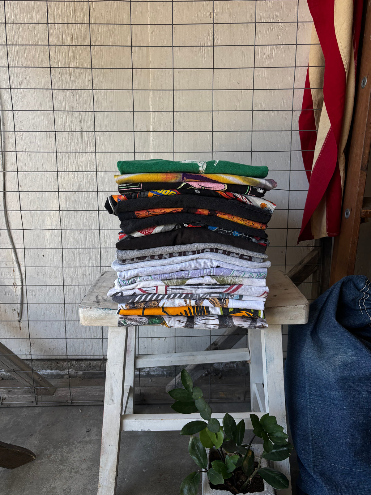 1980s-2000s Stack of Graphic Tees