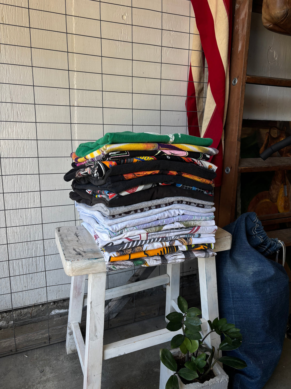 1980s-2000s Stack of Graphic Tees