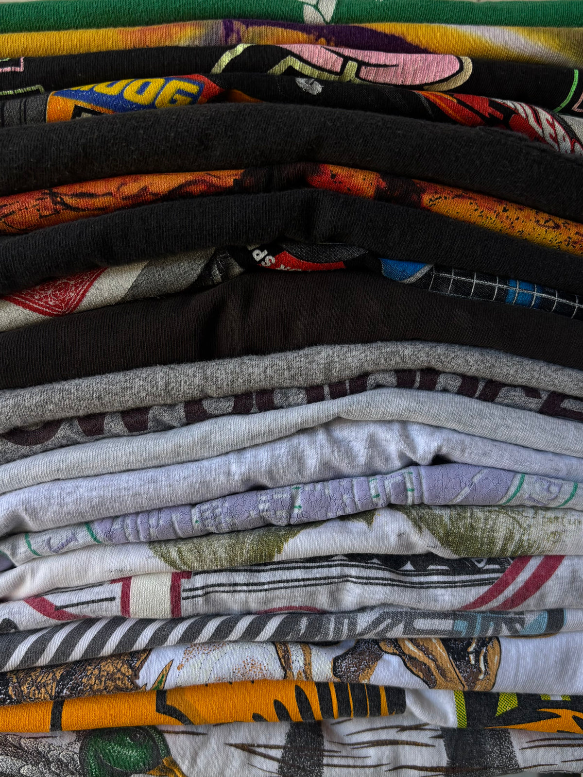 1980s-2000s Stack of Graphic Tees