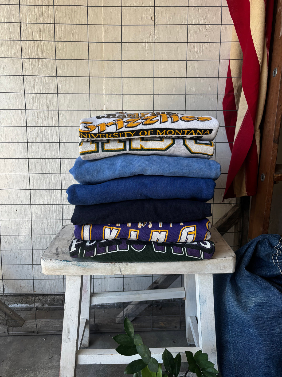1990s-2000s Stack of Sweatshirts