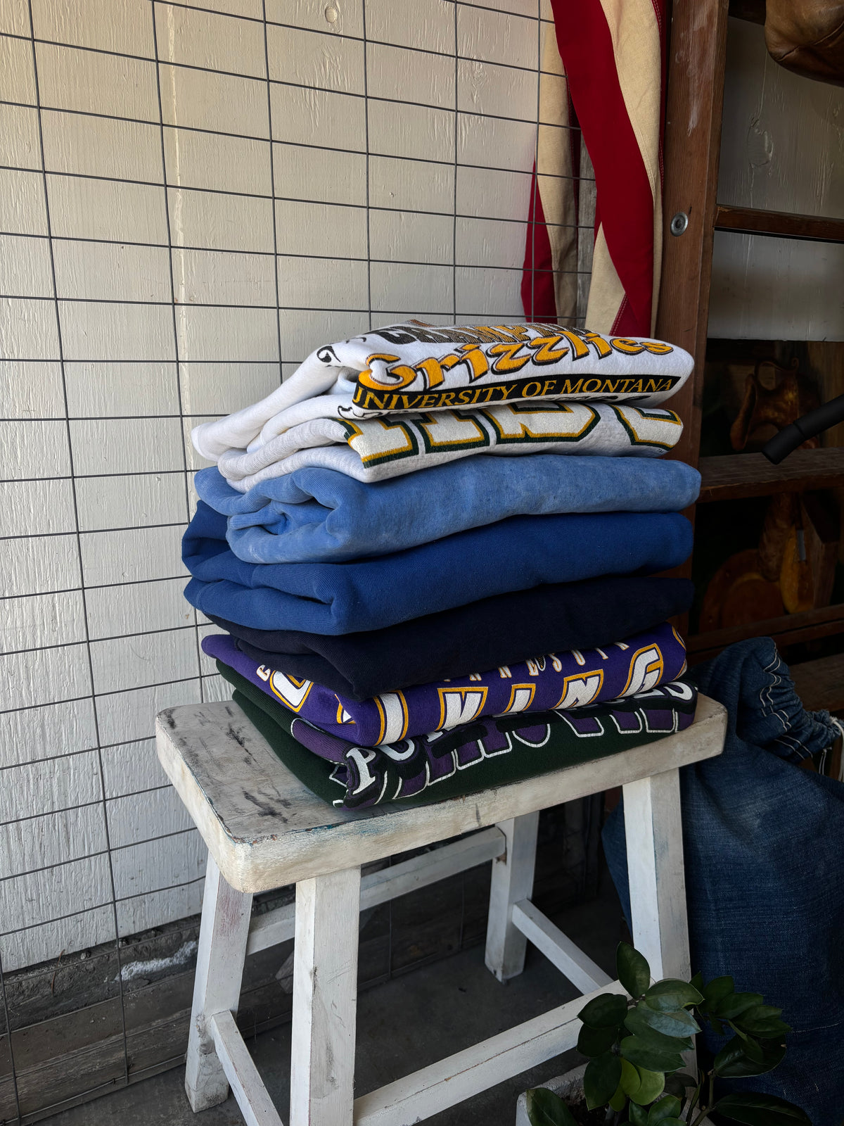1990s-2000s Stack of Sweatshirts