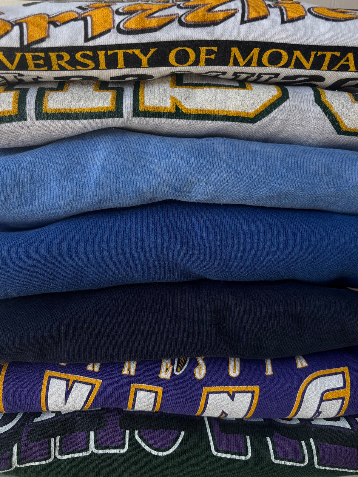 1990s-2000s Stack of Sweatshirts