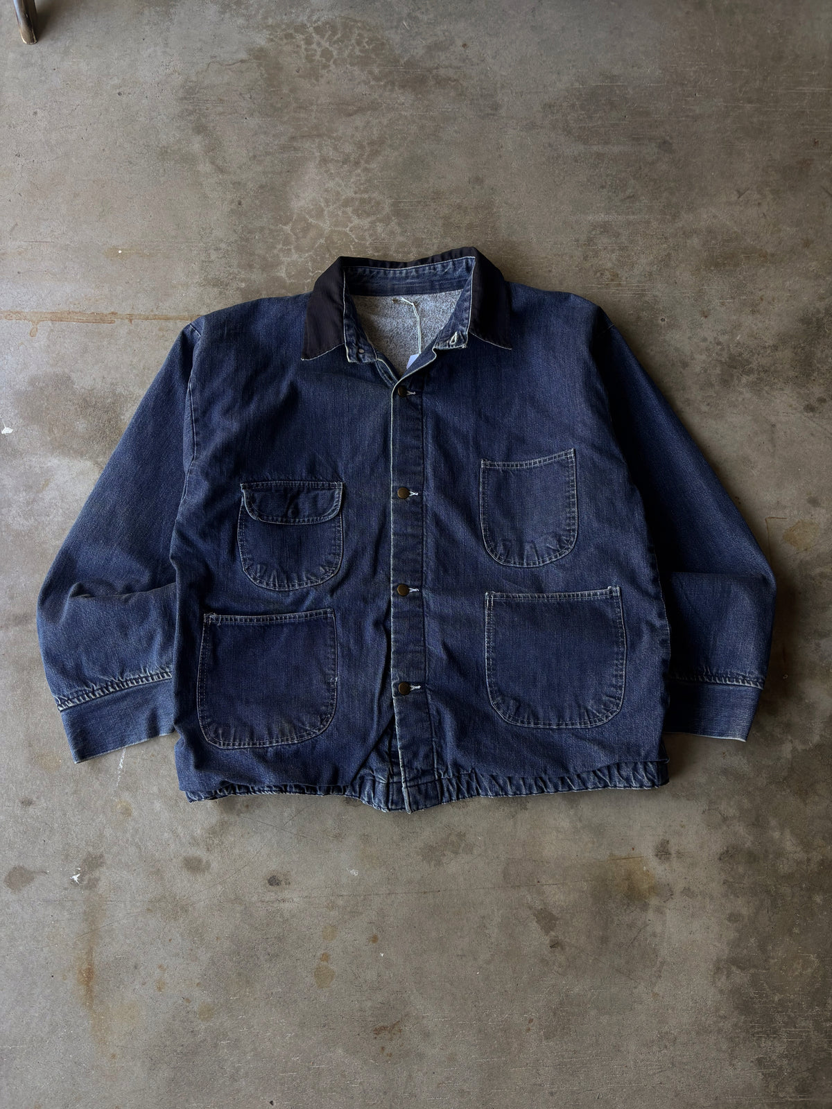1980s Denim Chore Jacket
