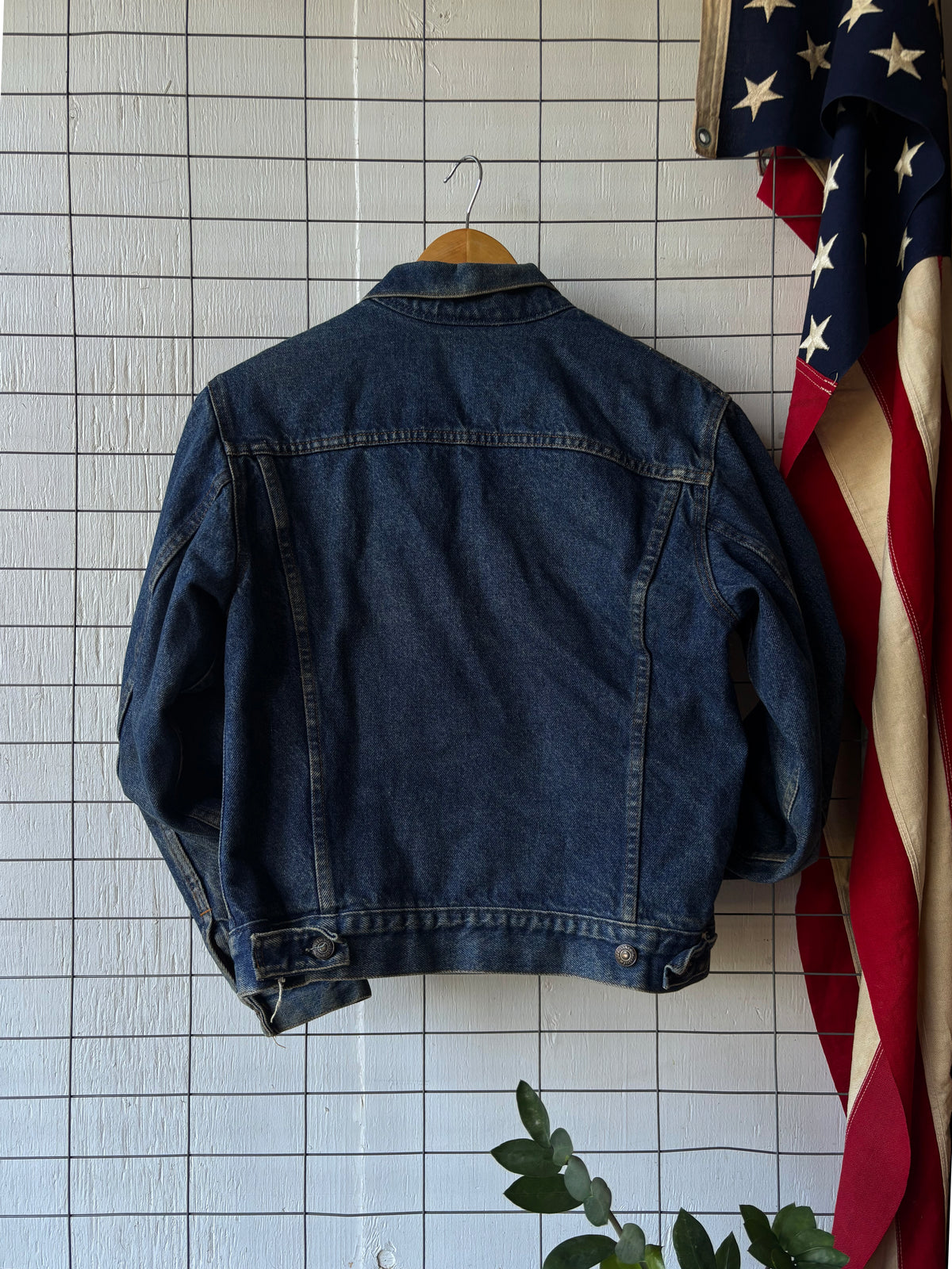 1990s Levis Plaid Lined Trucker Jacket