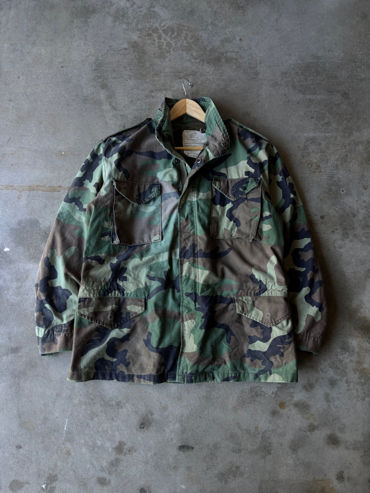 1990s Camo M65 Cold Weather Field Jacket