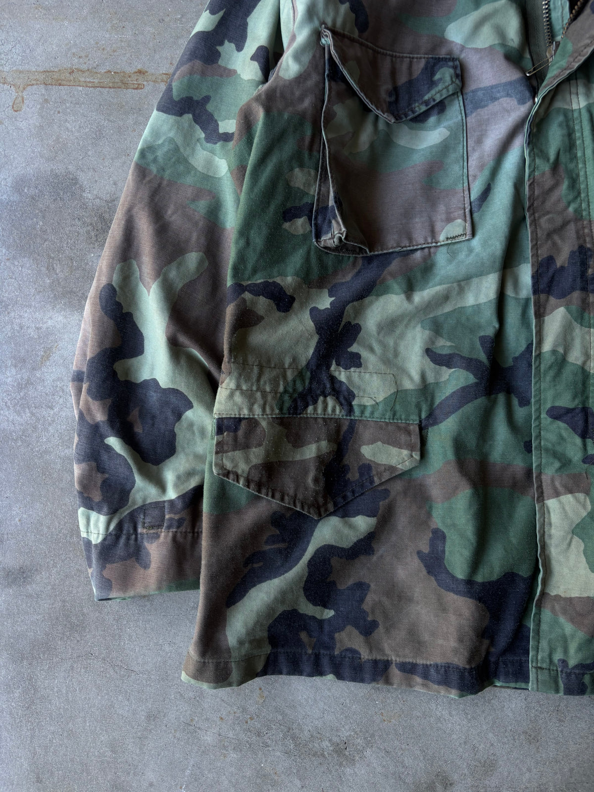 1990s Camo M65 Cold Weather Field Jacket