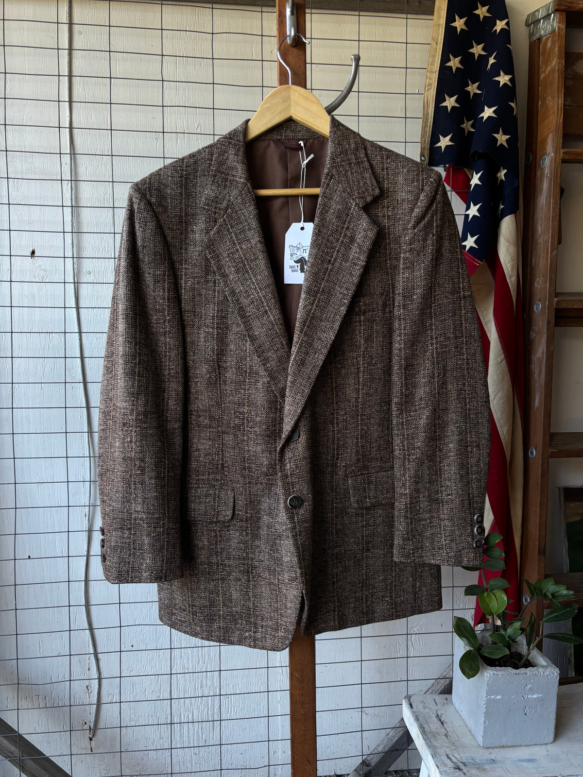 1990s Mr. Casual Tweed Blazer