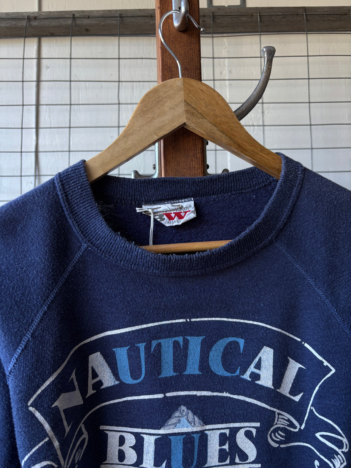 1990s Nautical Blues Sweatshirt