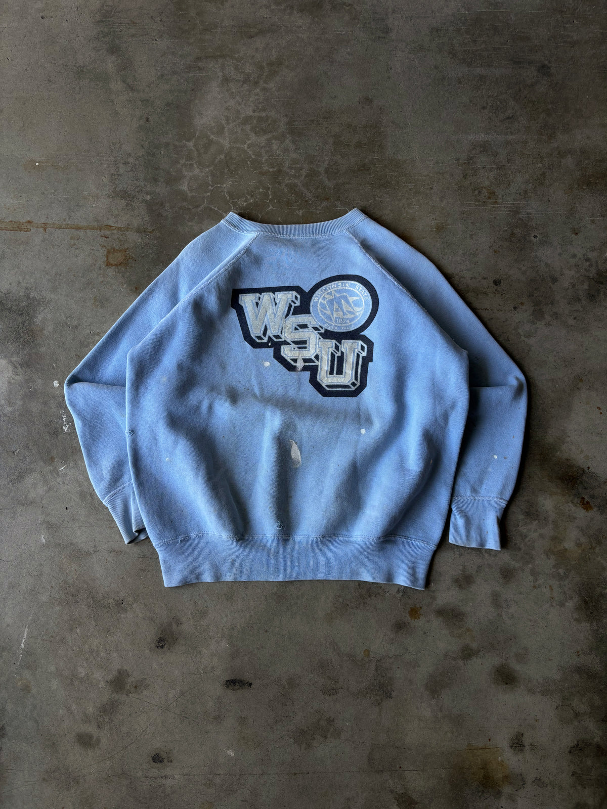 1960s Wisconsin State Gusset Sweatshirt