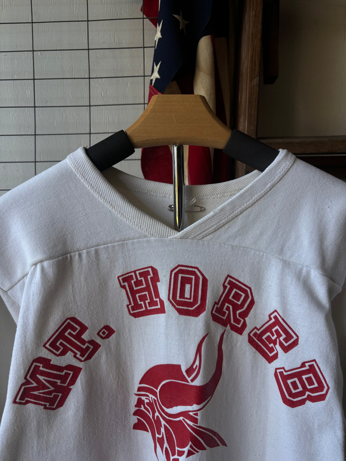 1970s Mt. Horeb Vikings 3/4 Sleeve Tee
