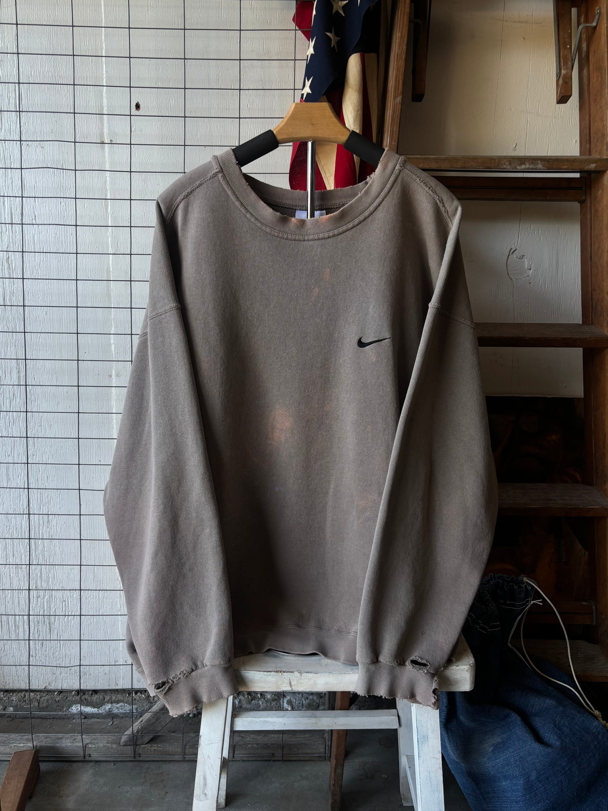 1990s Nike White Tag Faded Sweatshirt