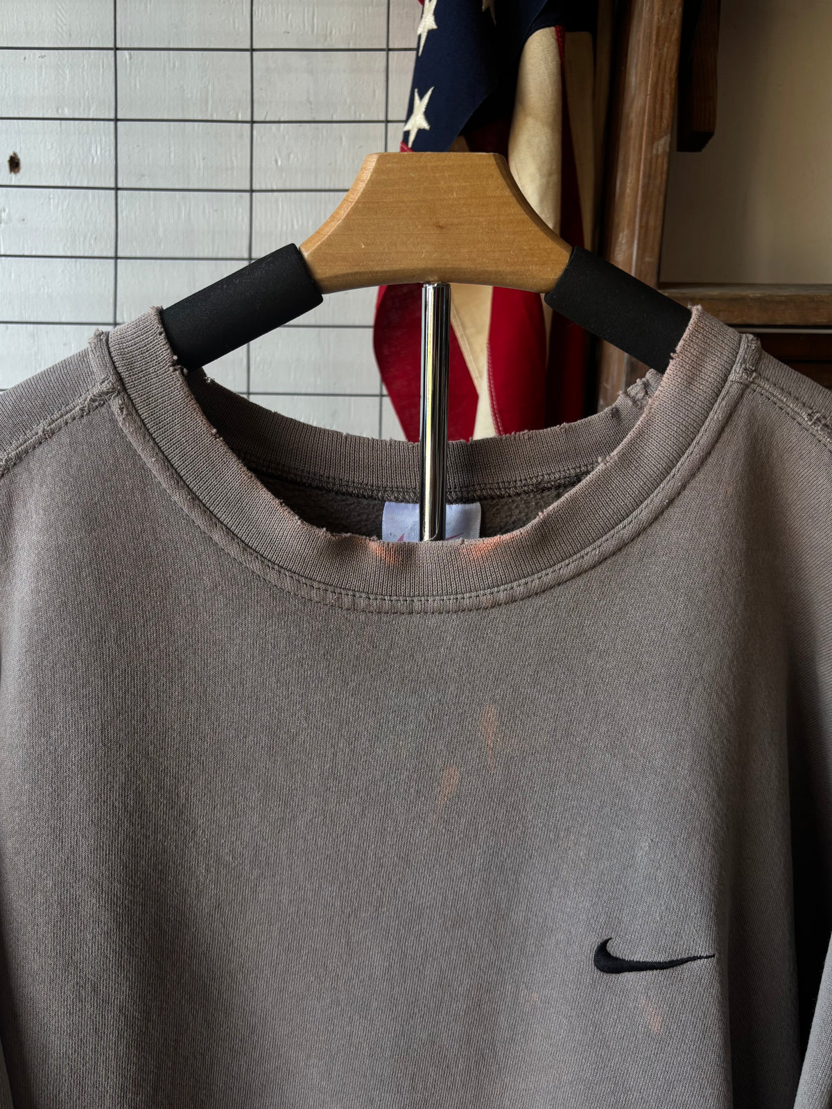 1990s Nike White Tag Faded Sweatshirt
