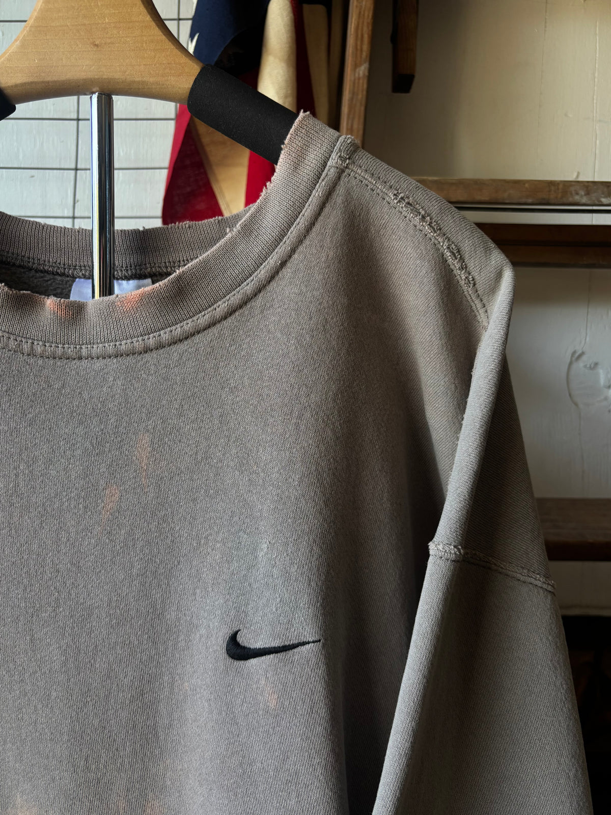 1990s Nike White Tag Faded Sweatshirt