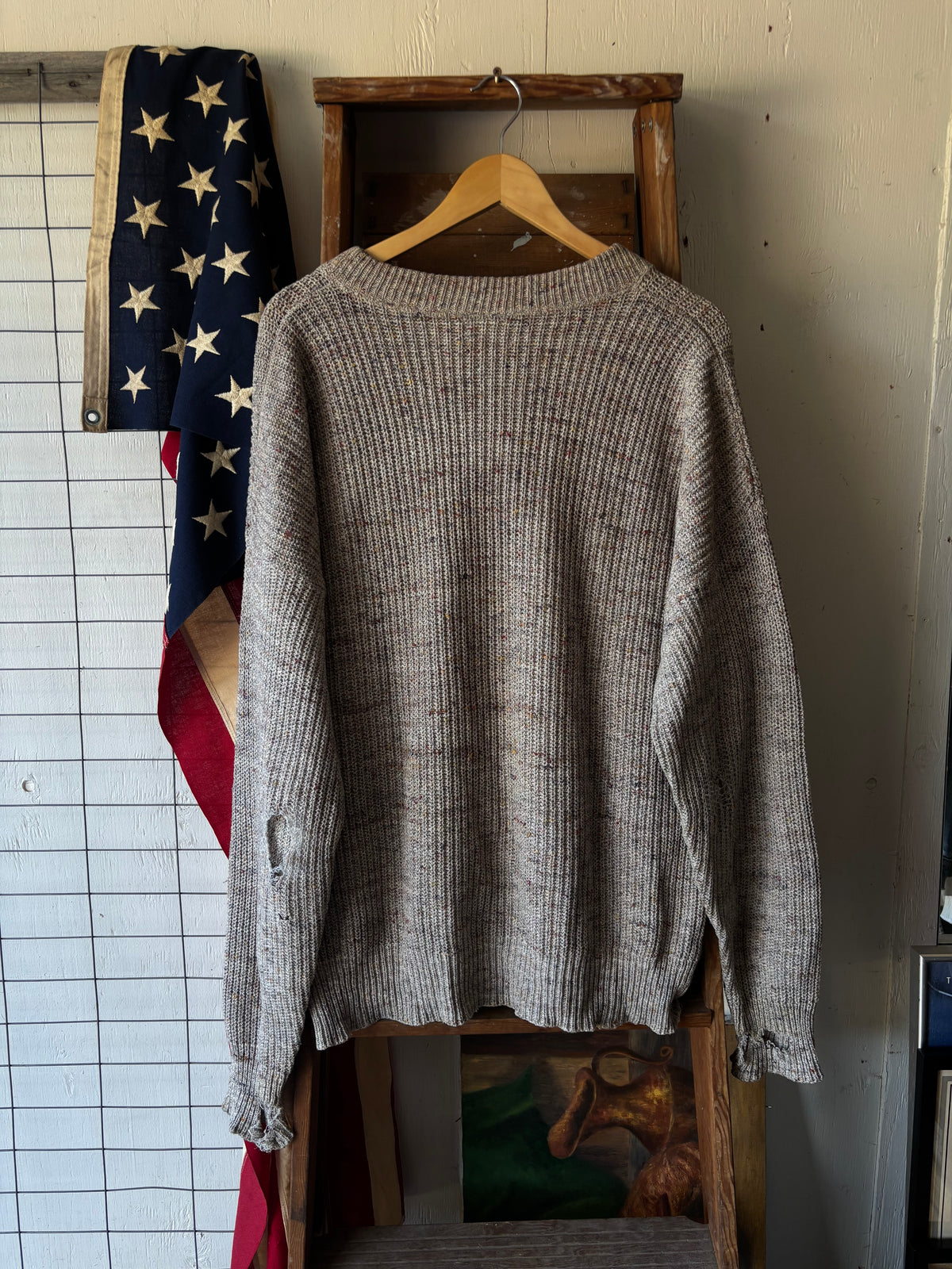 1990s Distressed St. Johns Bay Sweater