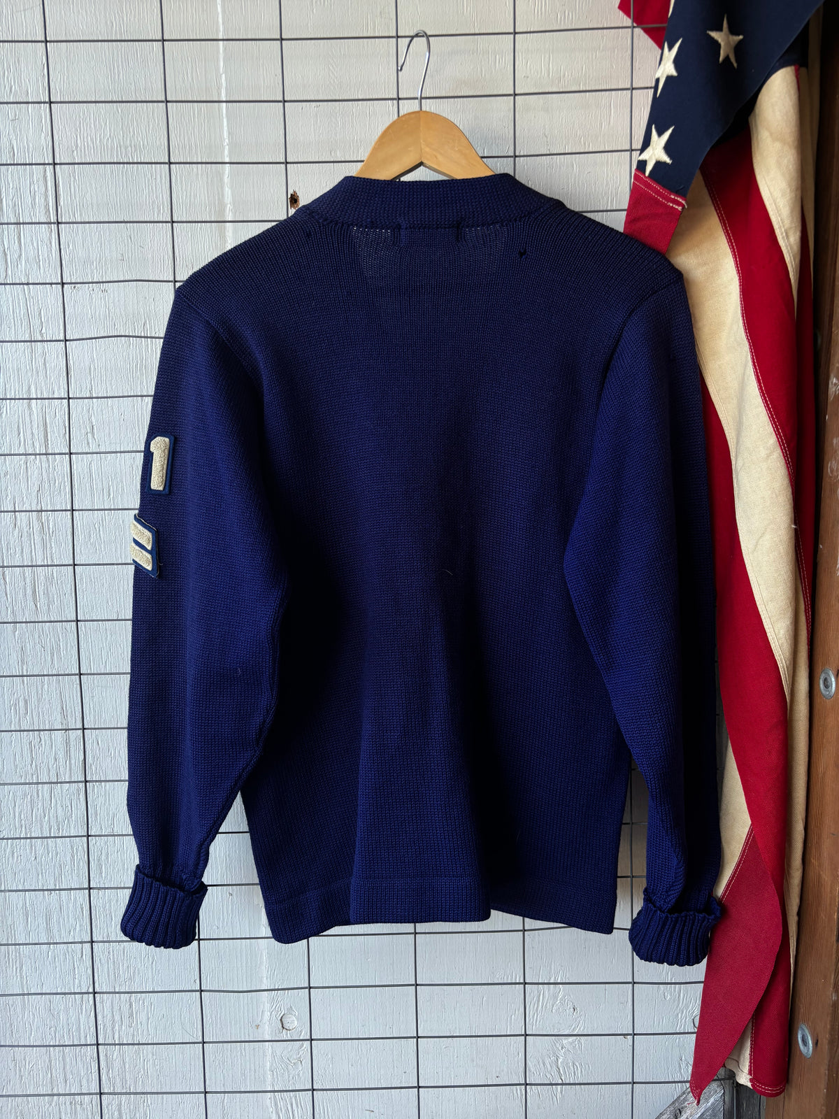 1950s Wool Varsity Cardigan