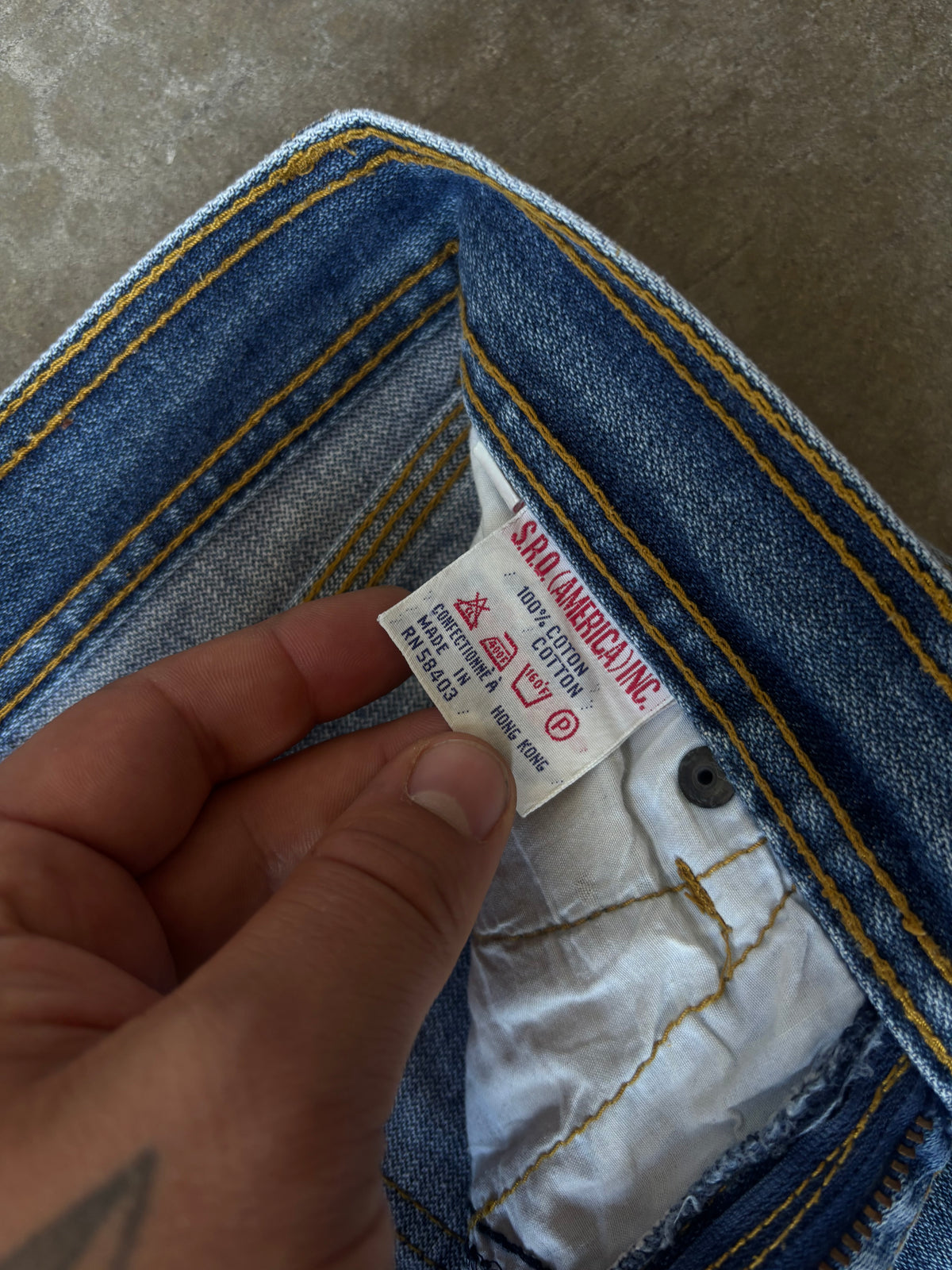 1990s Desperado Wide Leg Jeans