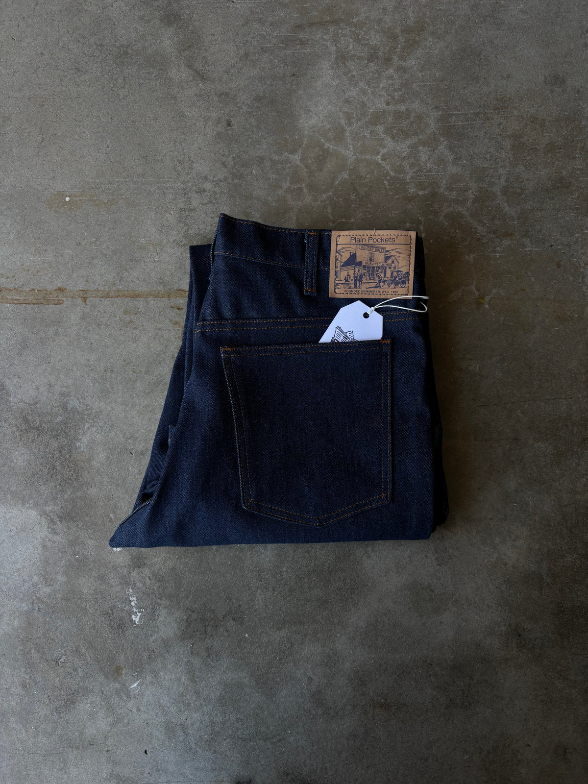 1980s Deadstock Plain Pocket Bootcut Jeans