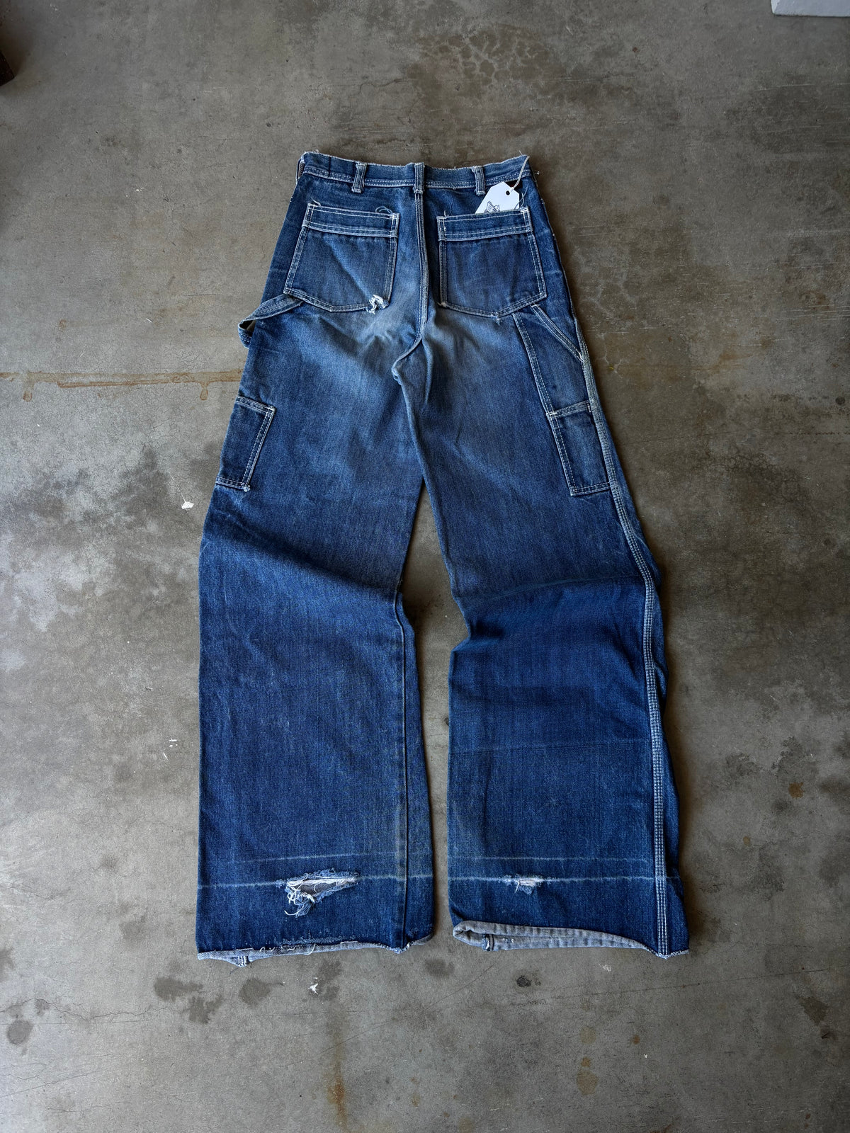 1990s Lawman Cowboy Wide Leg Jeans