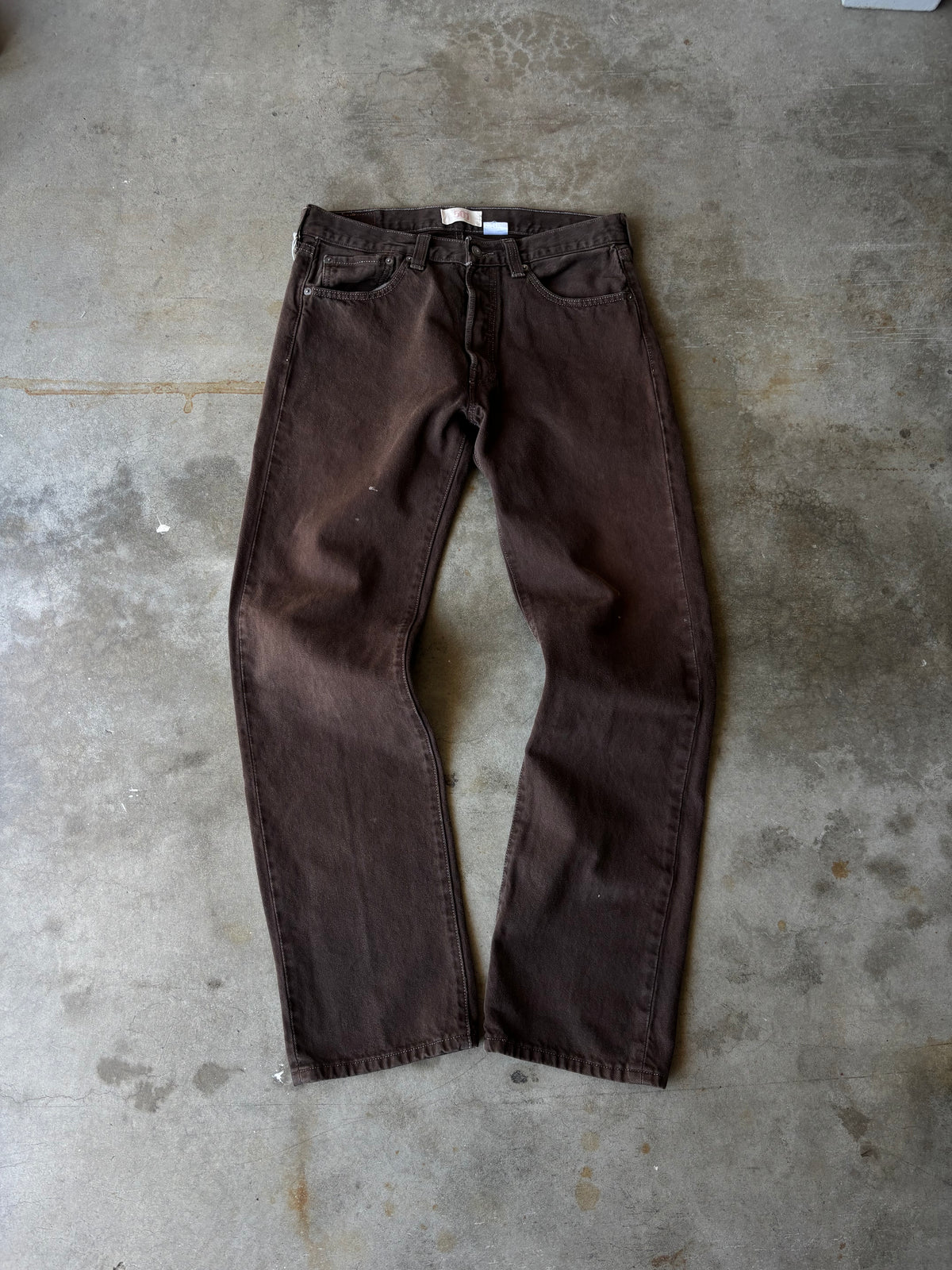 2000s Brown Levis 501