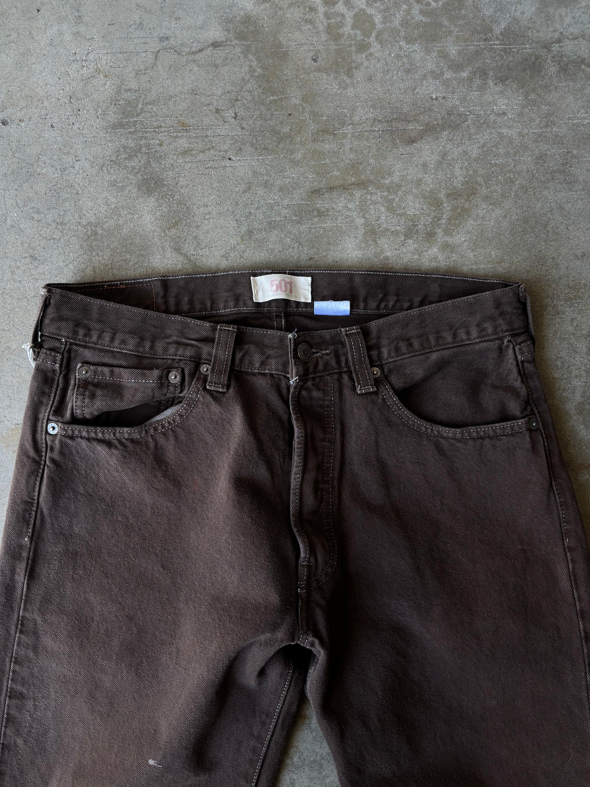 2000s Brown Levis 501