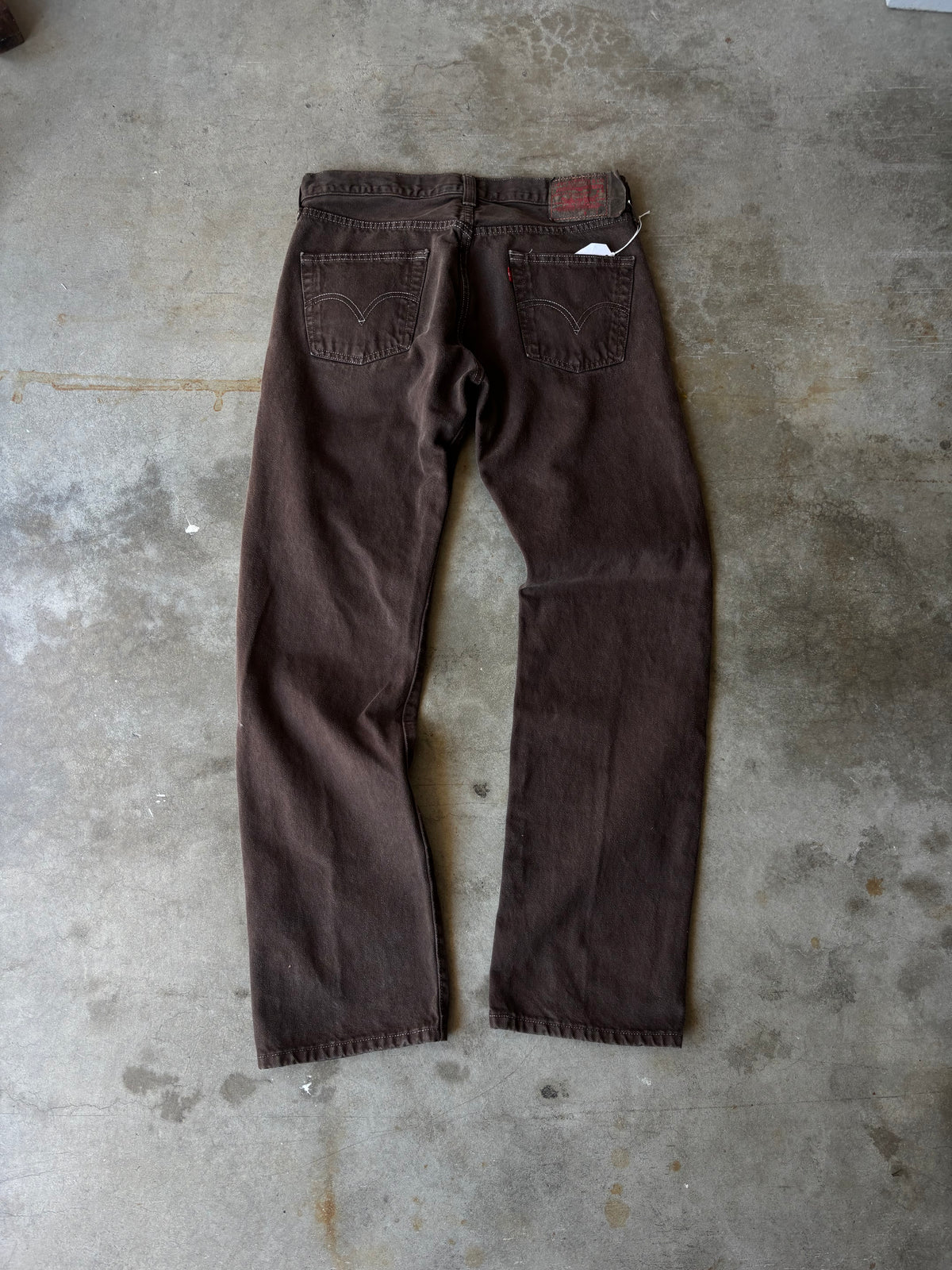 2000s Brown Levis 501