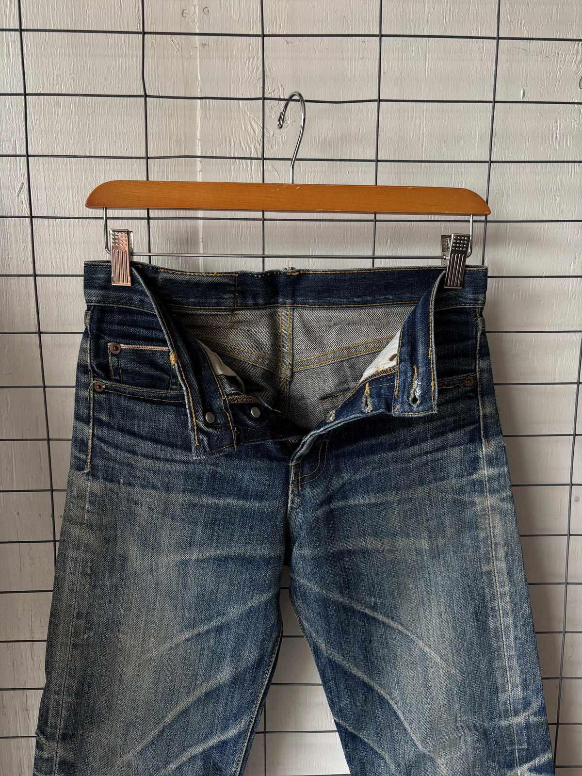 1990s USA Levis LVC 501 Selvedge Faded Jeans