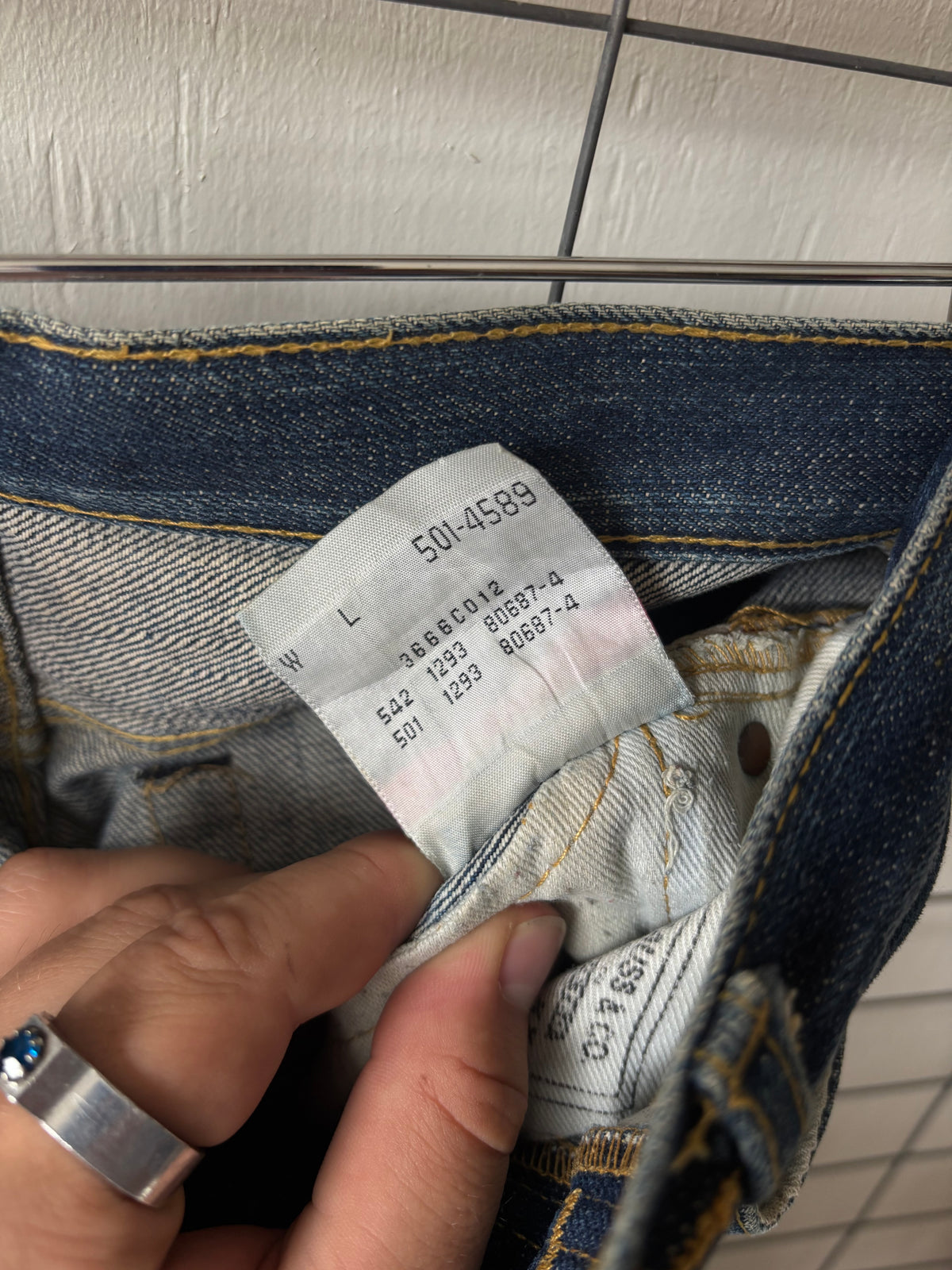 1990s USA Levis LVC 501 Selvedge Faded Jeans