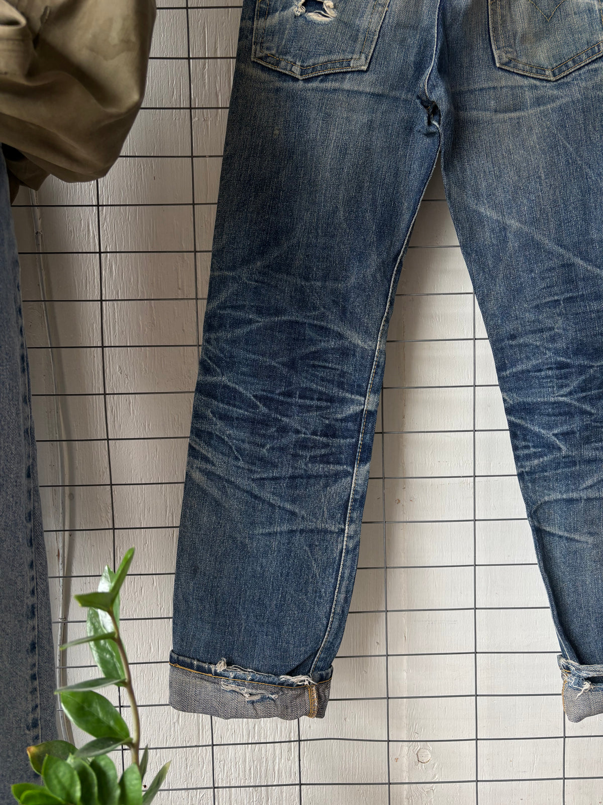 1990s USA Levis LVC 501 Selvedge Faded Jeans