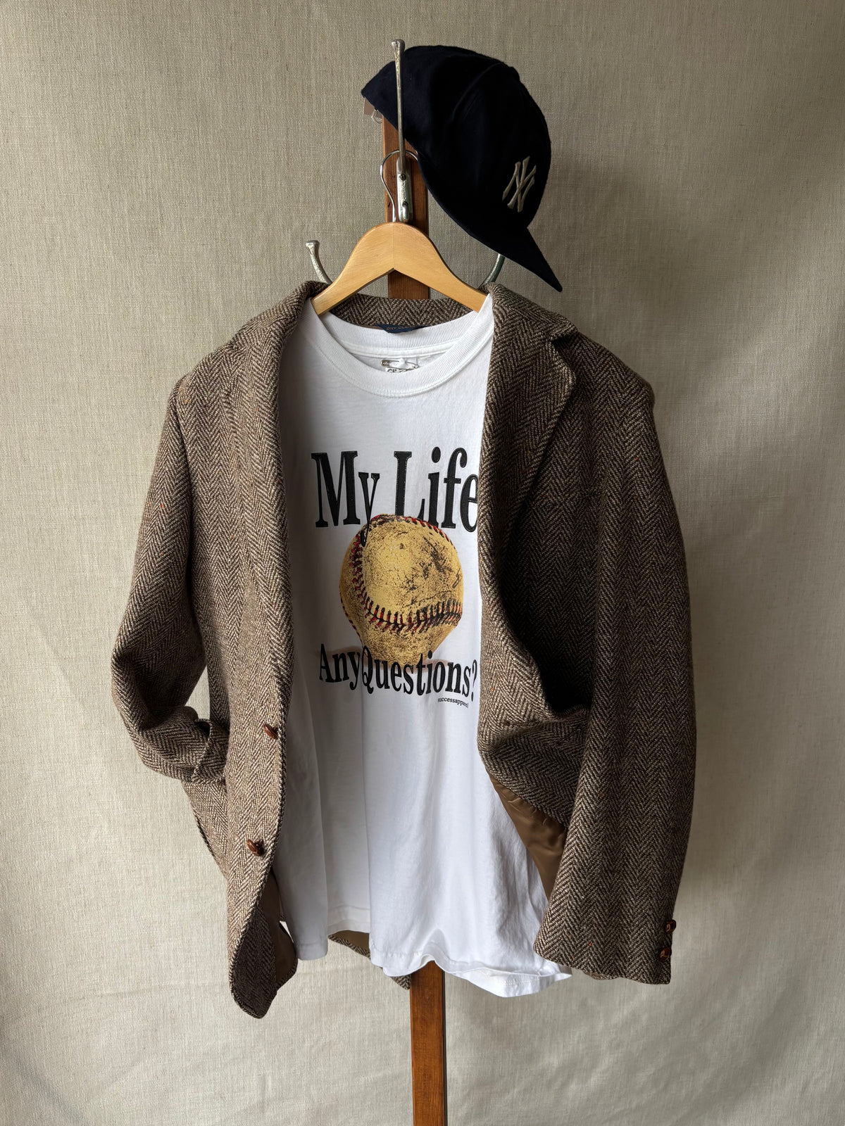 2000s My Life Baseball Tee