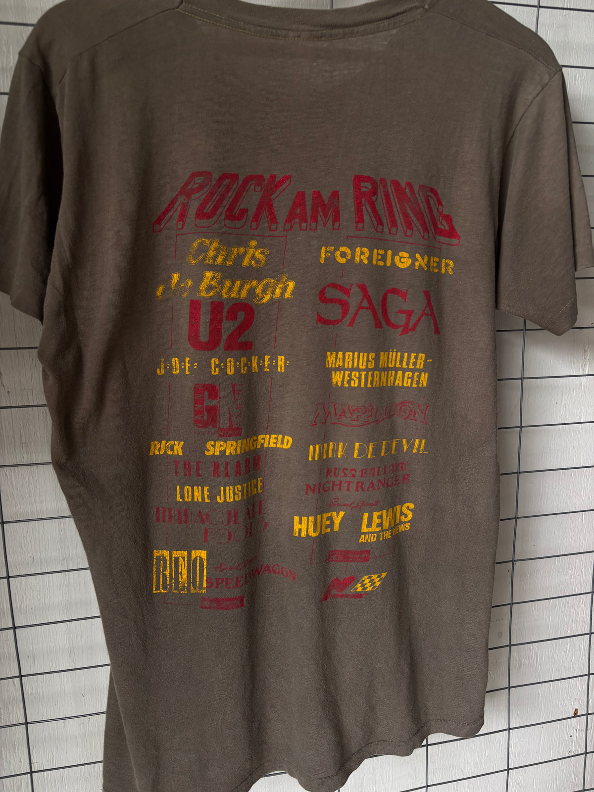 1980s Rock AM Ring Faded Band Tee