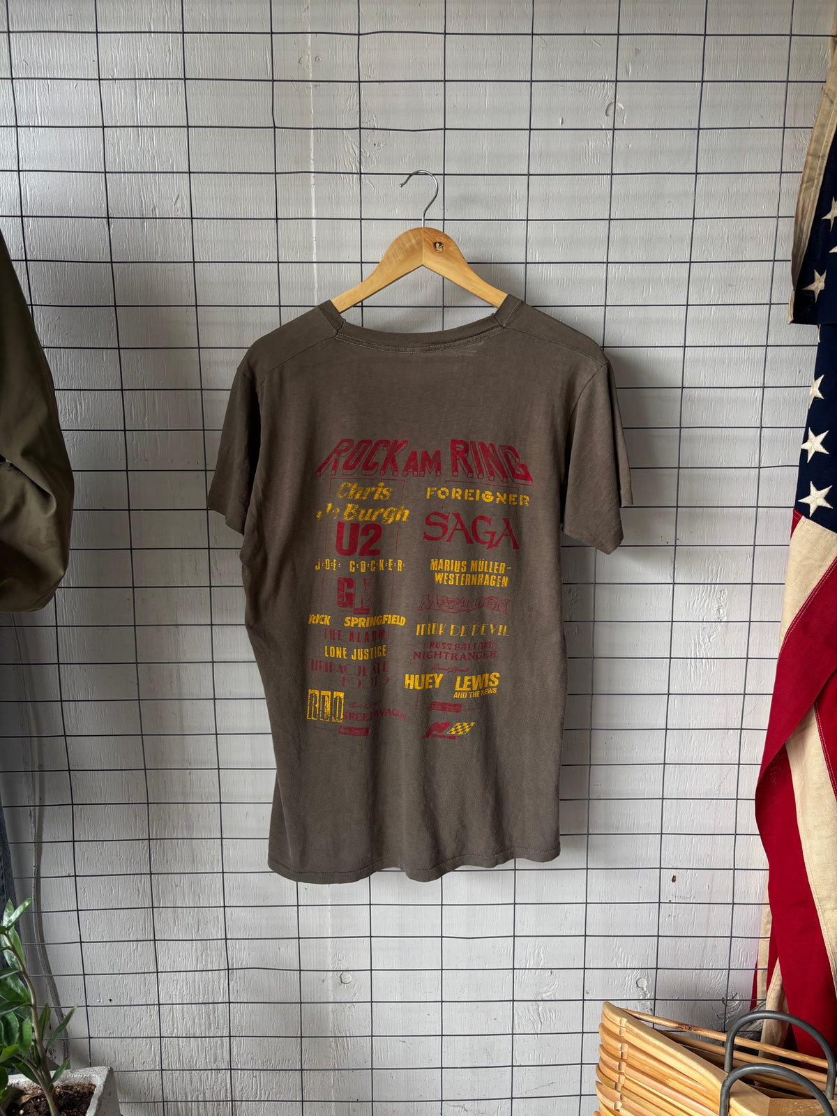1980s Rock AM Ring Faded Band Tee